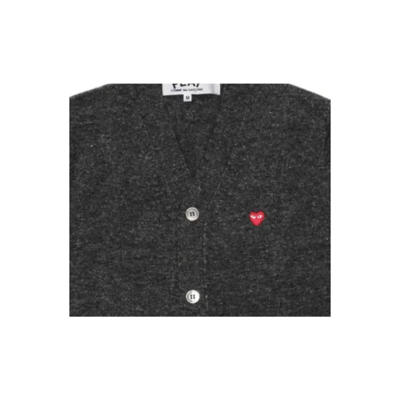 CDG Play Sweater Men's Charcoal Gray-1