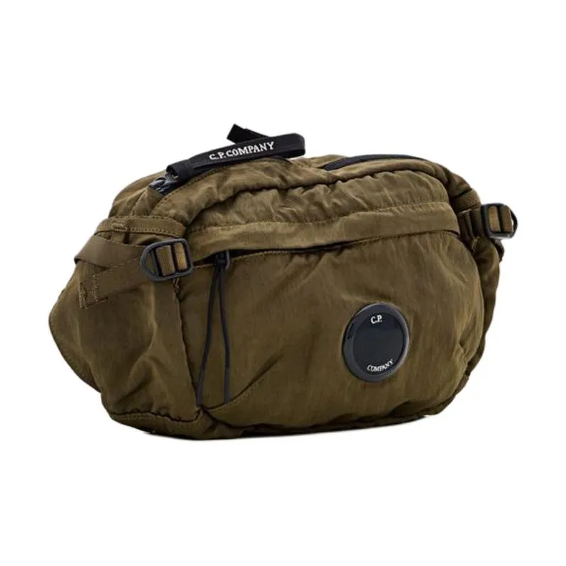 C.P.Company Nylon One Shoulder Crossbody Fanny Pack Men's Green-1