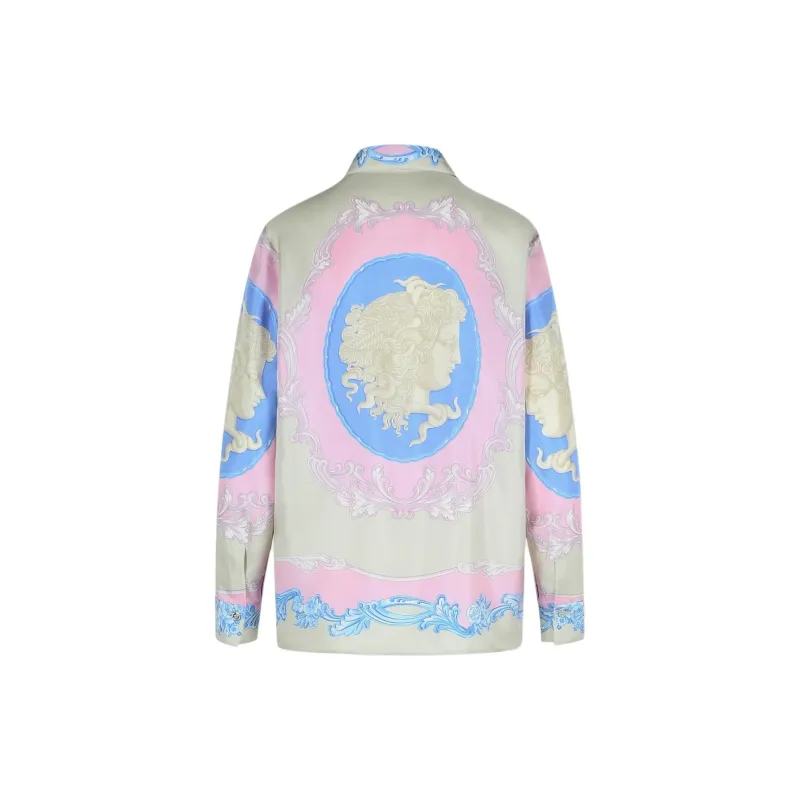 VERSACE Pattern Printed Long Sleeved Shirt-1
