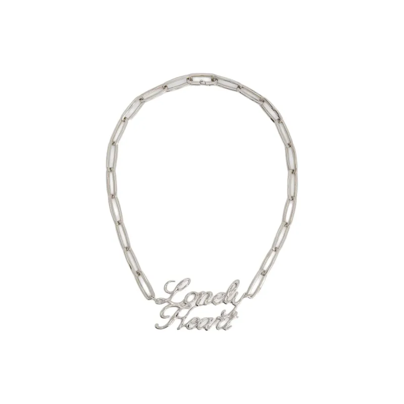 JIL SANDER Slogan plaque Necklace-1