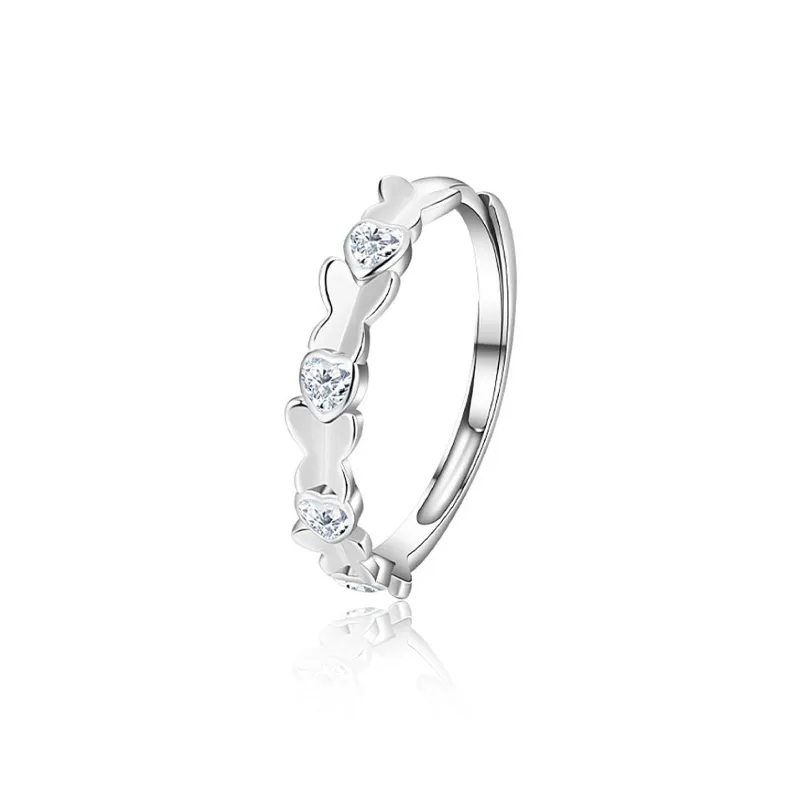 FOREVER MELODY 925 Sterling Silver Rings Unisex-1