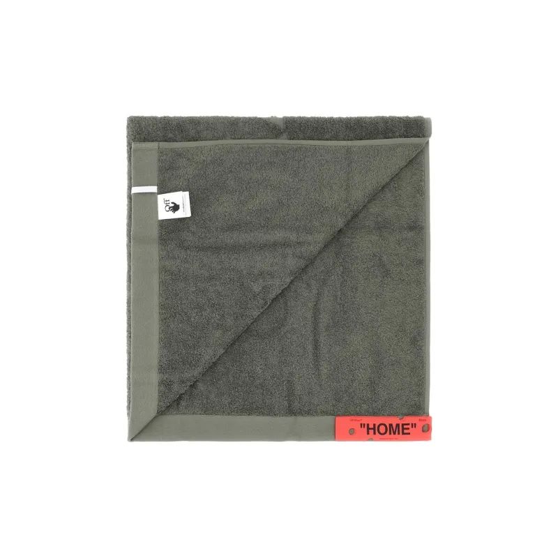 OFF-WHITE Cotton Knit Scarves Women's Green-1