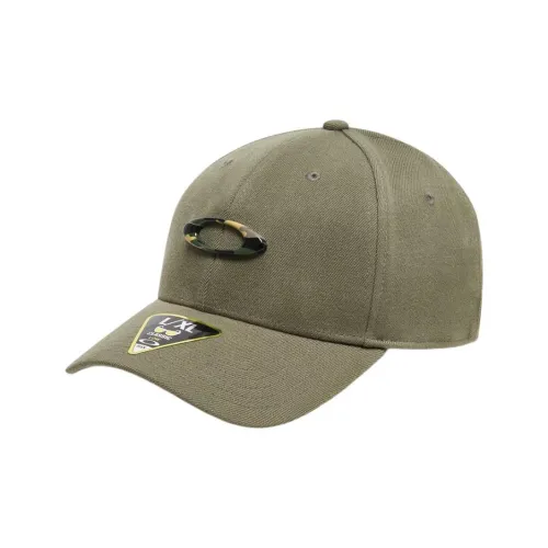 Oakley Polyester Baseball Caps Unisex Olive