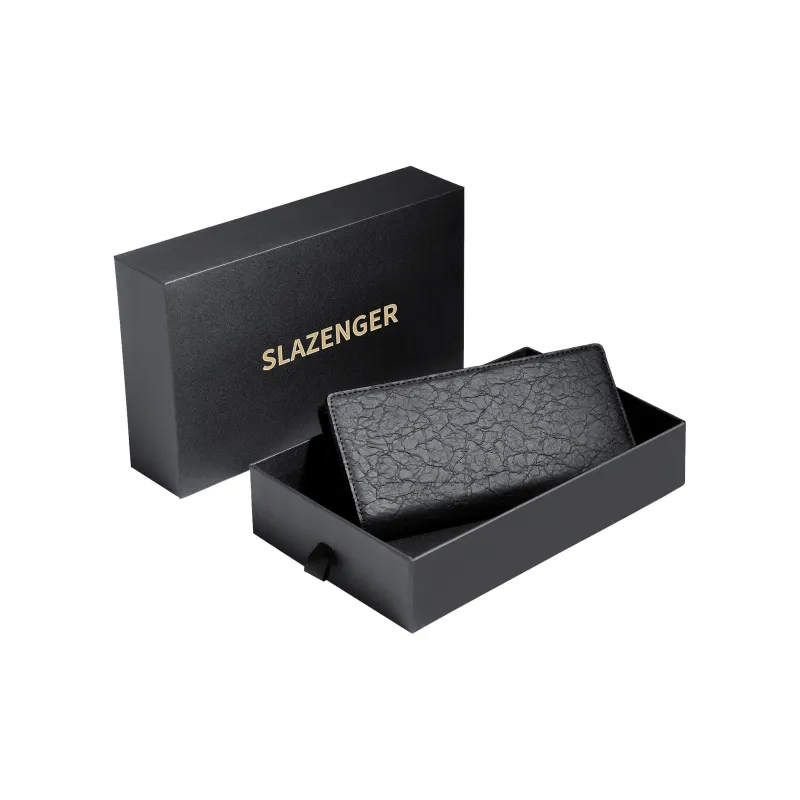 Slazenger PU Card Holder Wallet Men's Black-0