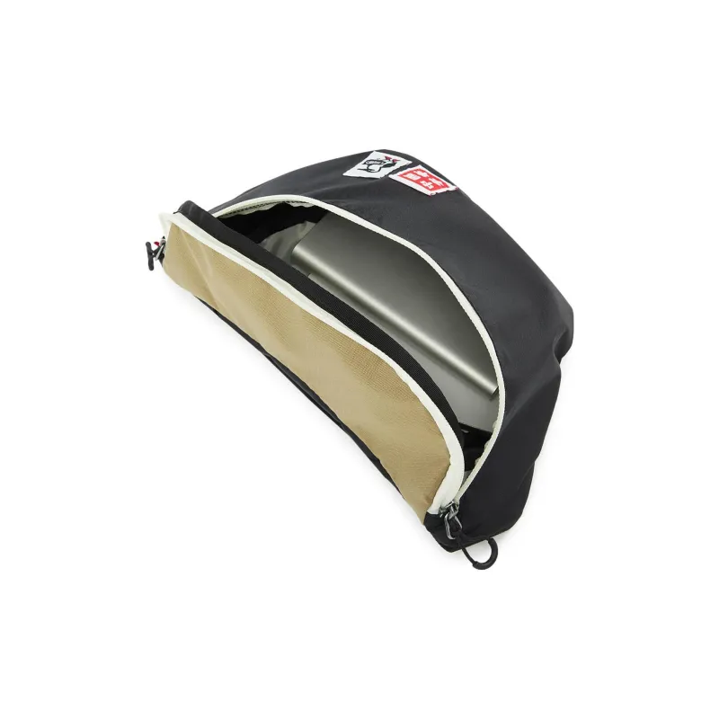 LiNing CHUMS Collaboration Nylon Sling Bag Unisex Seaweed Umber-5