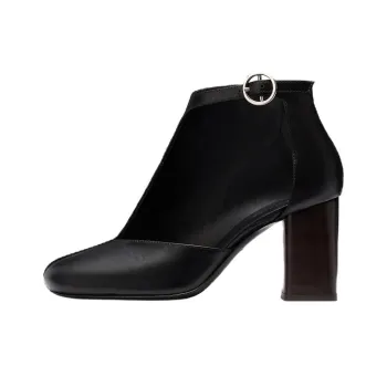 Lemaire Ankle Boots 8cm Women's Black