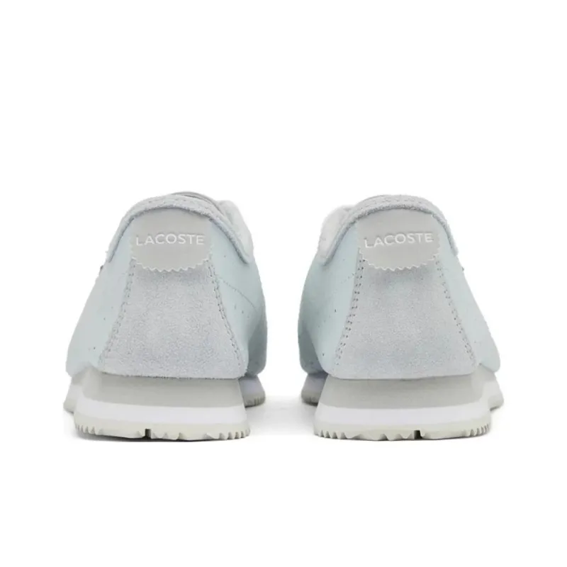 LACOSTE Anti Slip Wear Resistant Low Top Casual Shoes Women's Light Blue-2