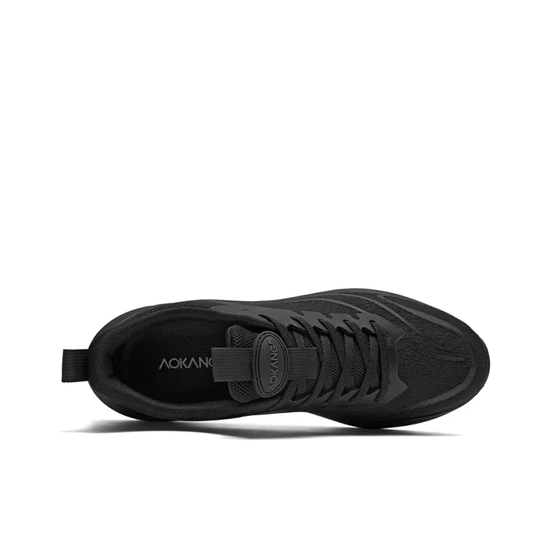 AOKANG Cushioning Anti-Slip Wear-Resistant Breathable Lightweight Height Increasing Low-Top Running Shoes Men's-5