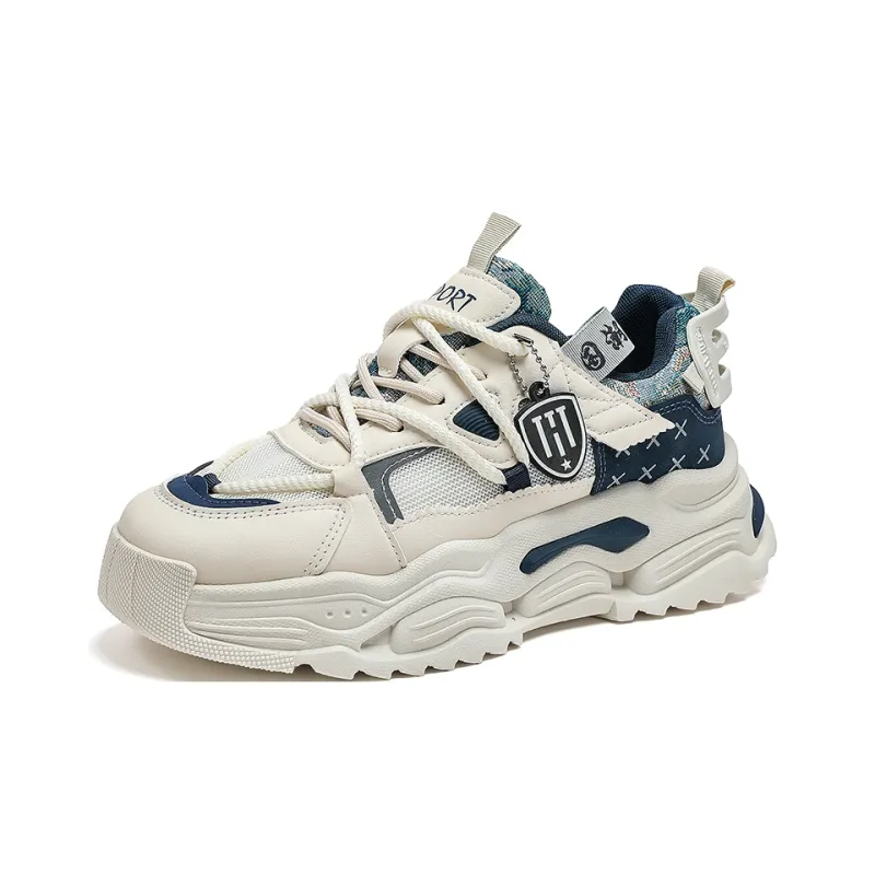 HACKBUTEER Low-Top Chunky Sneakers Men's-2