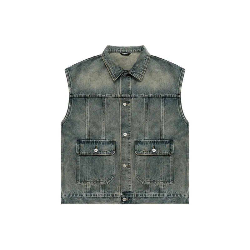LUJIAMEN Vest Unisex Wasteland Yellow-0