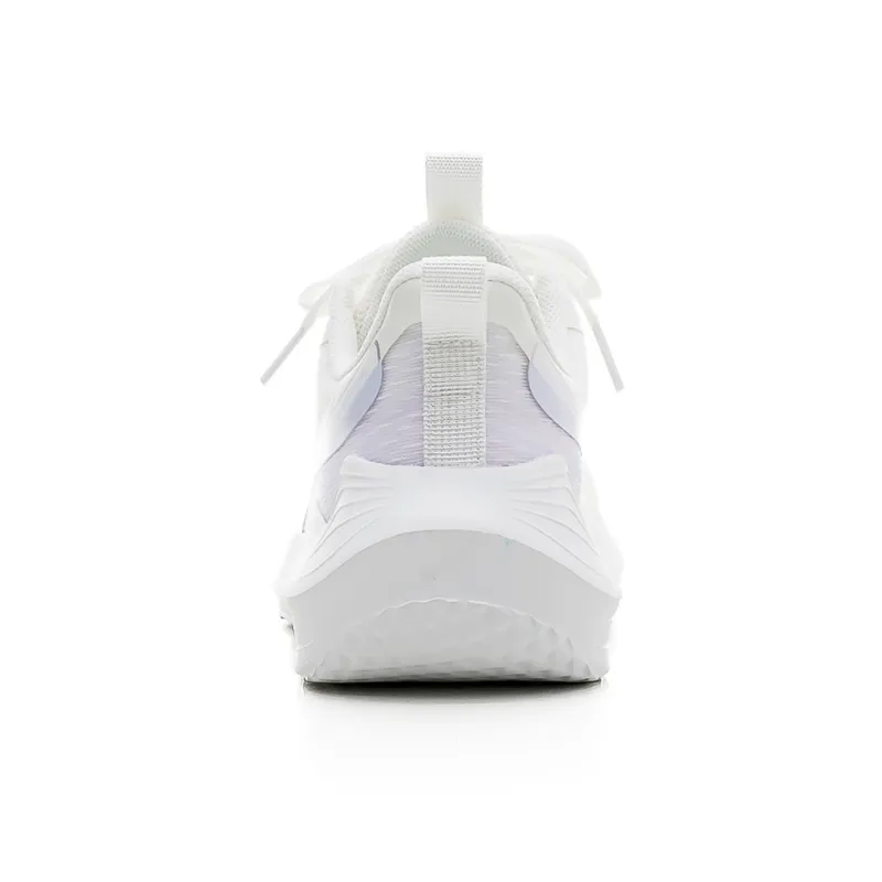 Warrior Durable Breathable Lightweight Low Top Casual Training Long Distance Running Shoes Women's White Purple-3