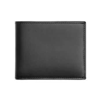 ZARA Cow Leather Wallet Men's Black