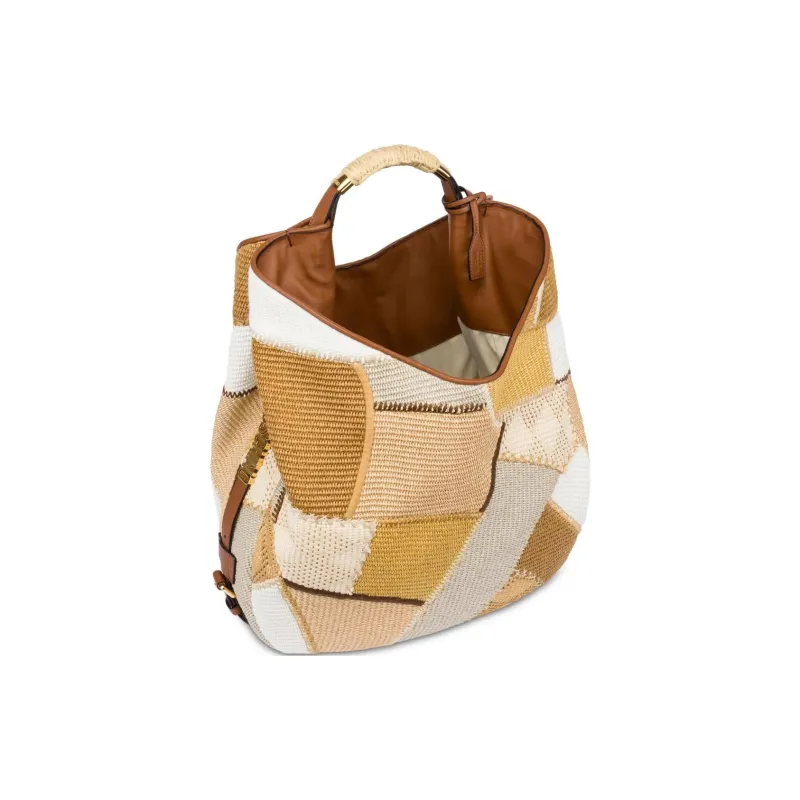 MOSCHINO Patchwork Tote Bag-2