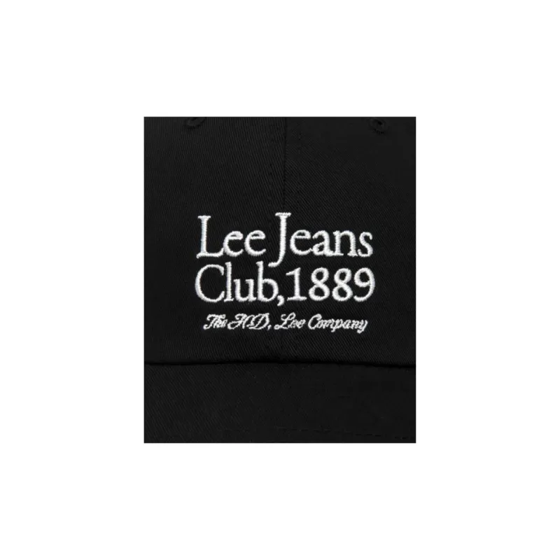 Lee Cotton Baseball Caps Unisex Black-2