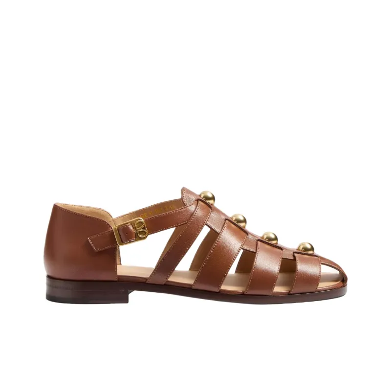 Valentino Roman Sandals 2cm Men's Brown-1