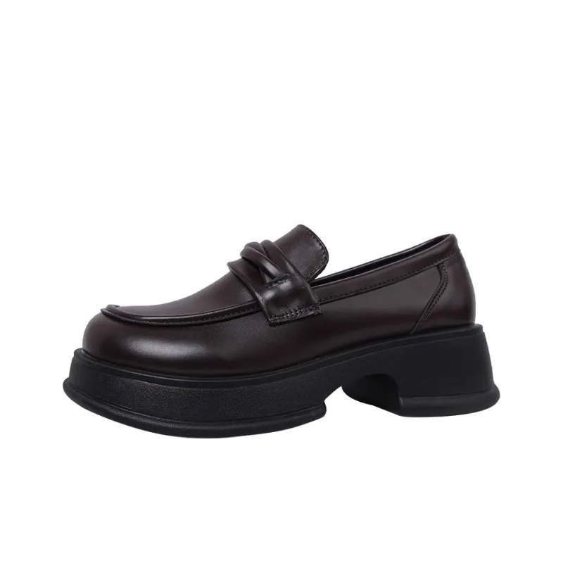 NUNZ Loafers Women's Black/Brown-4
