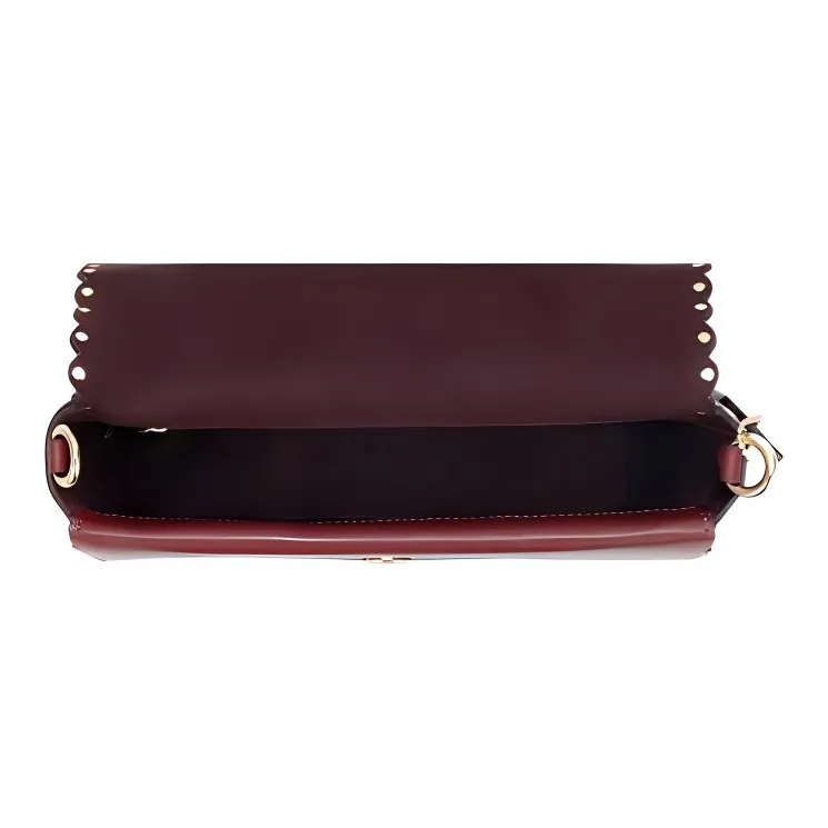 COACH Celia Cow Leather Handbag Shoulder Bag Crossbody Bag Medium Size Women's Cherry Red-2