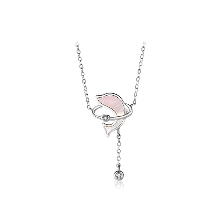 LOVE WHEEL S925 Silver Necklaces Women's-0