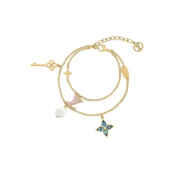 LOUIS VUITTON Lv Layer Color Bracelet