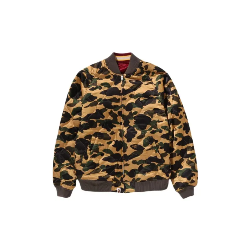 Bape Japanese Crane Embroidery Reversible Souvenir Jacket-2