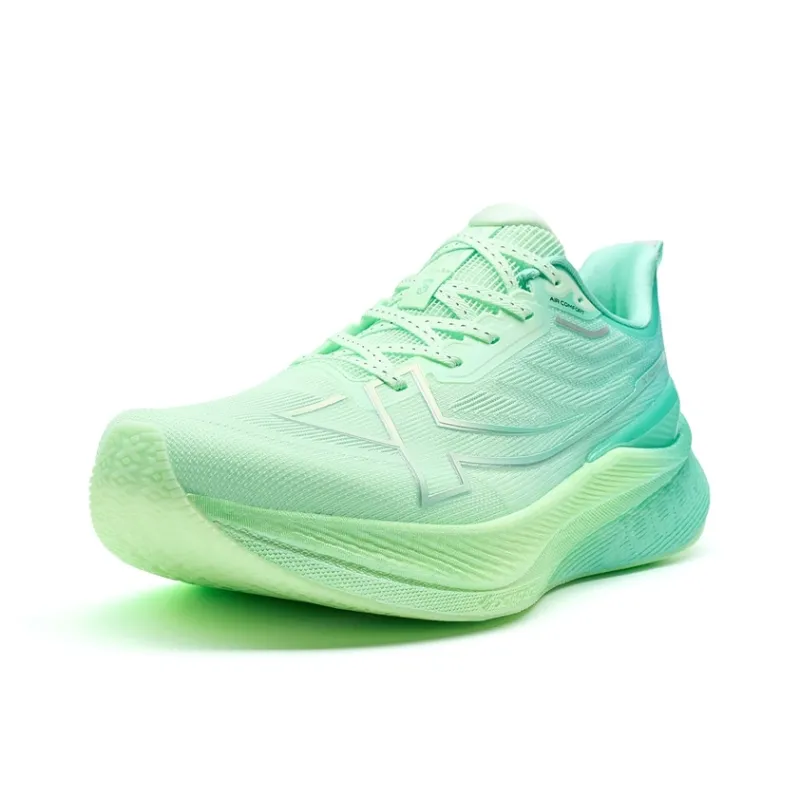 XTEP 2000km 3.0 Cushioning, Slip Resistant, And Abrasion Resistant Low Top Training Running Shoes Men's Elf Green Teal-2