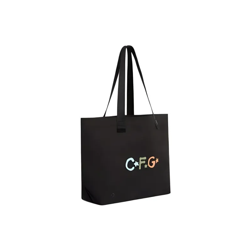 Converse Camp Flog Gnaw Collaboration Polyester Tote Bag Shopping Bag Shoulder Bags Unisex Black-1