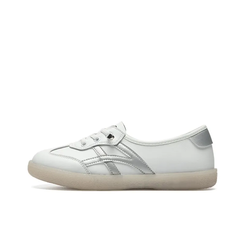 ZHR Small White Shoes Abrasion-Resistant Low-Top Skateboard Shoes Women's-6