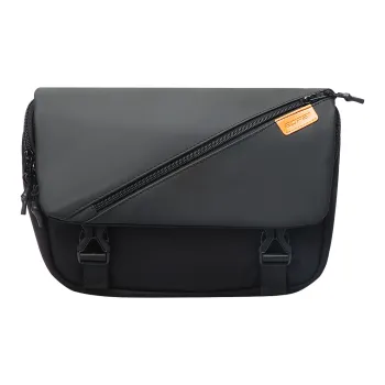 BOPAI Fabric Shoulder Bag Crossbody Bag Messenger Bag Regular Unisex Black/Black Gray