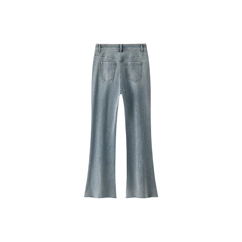 SEM/R Jeans Women's Denim Yellow Mud Dyeing-1