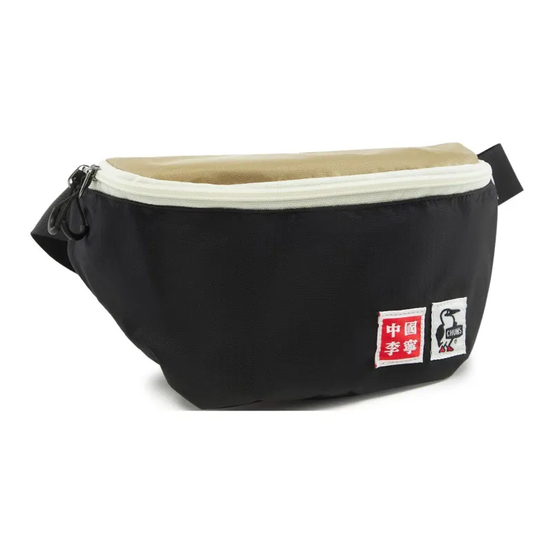 LiNing CHUMS Collaboration Nylon Sling Bag Unisex Seaweed Umber-2