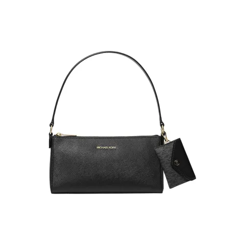 MICHAEL KORS Leather Shoulder Bag Women's Black