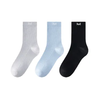 MIIOW Mid Calf Socks Unisex 3 Pack