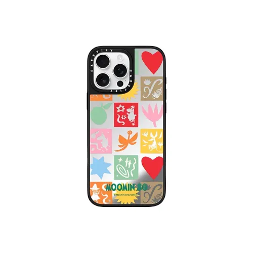 CASETIFY x Moomin TPU+PC Material Moomin Plaid Phone Cases Compatibility With IPhone Collection Cartoon