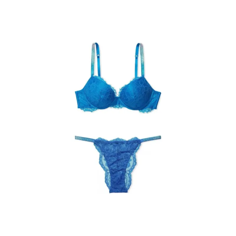 Victoria's Secret Underwear Set Women's Blue-0