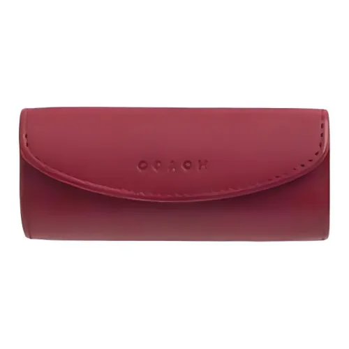 COACH Vintage Leather Storage Bag Women's Red