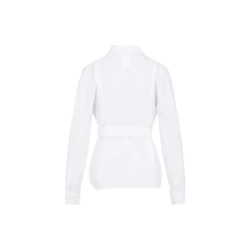 MaxMara Juglas Belted Button Up Shirt-1