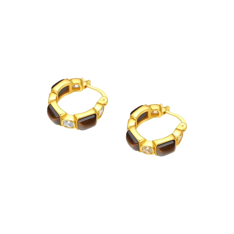 ZHOU LIU FU S925 Silver Earrings Women's-1