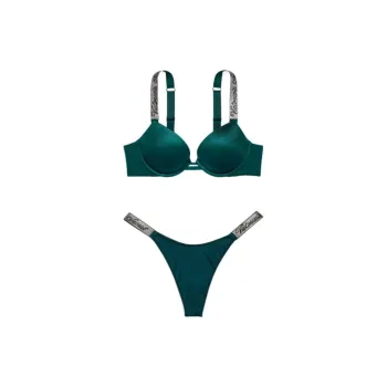 Victoria's Secret Underwear Set Women's Dark Green