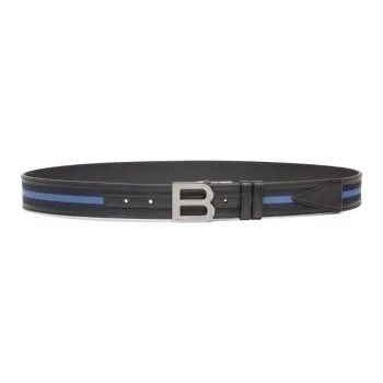 BALLY B logo Leather Belt