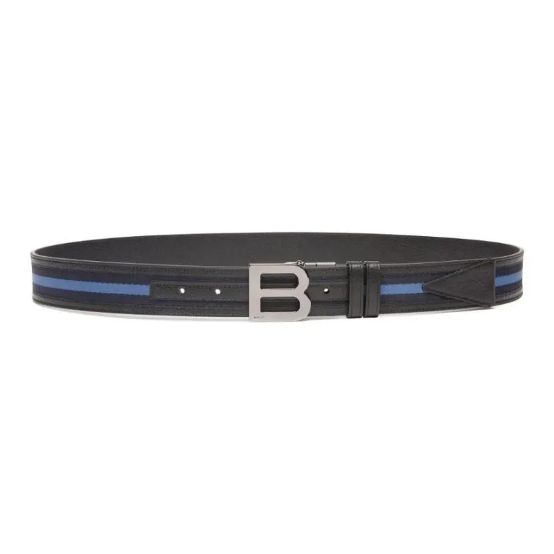 BALLY B logo Leather Belt-0