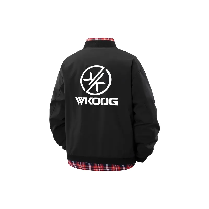 WKOOG Jackets Coats Unisex Brown-13