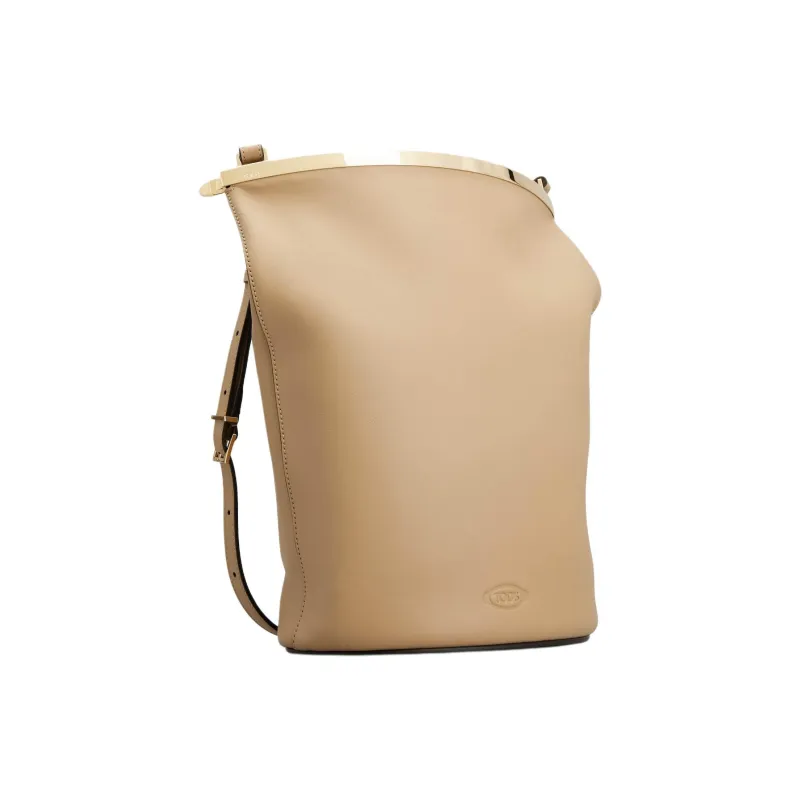 TOD'S Logo Embossed Bucket Bag-1
