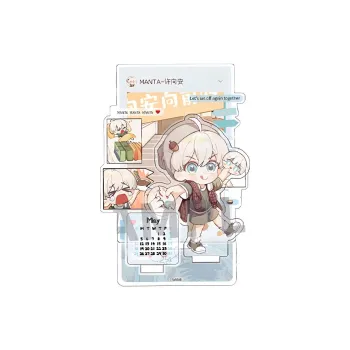 Gu Niang Anime Cat Ear MANTA Travel Journal Collection Xu Wang'an Jiang Ke Bai Wen Ji Shao Yi Acrylic Stands