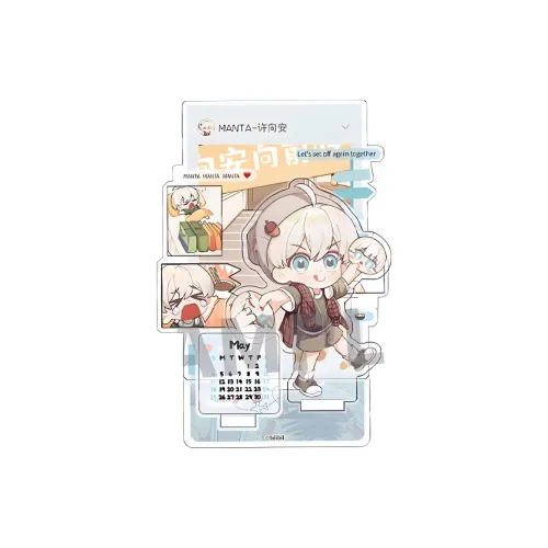 Gu Niang Anime Cat Ear MANTA Travel Journal Collection Xu Wang'an Jiang Ke Bai Wen Ji Shao Yi Acrylic Stands