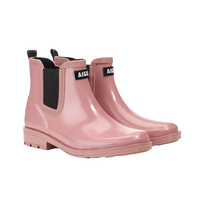 AIGLE Carville Rain Boots Women's Pink-1