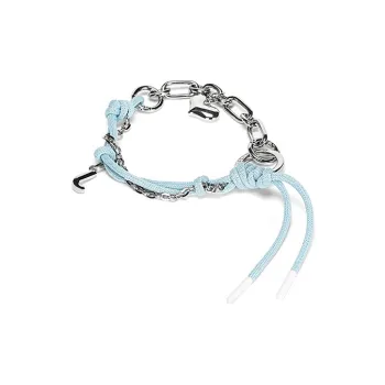 JELLYTOYBOY Metal Fabric Boundaryless Pendant Charm Bag Accessory Unisex Blue