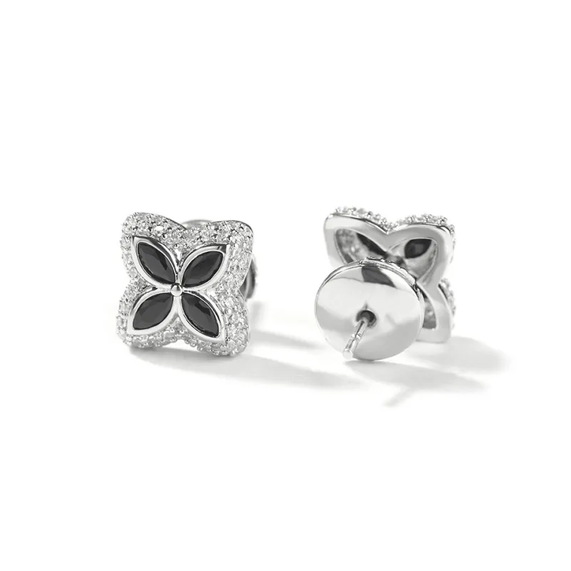 KING OF BLING Alloy With Zircon Stud Earrings Unisex-8