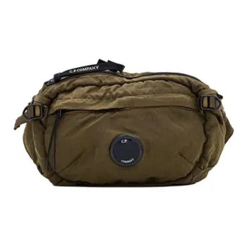 C.P.Company Nylon One Shoulder Crossbody Fanny Pack Men's Green