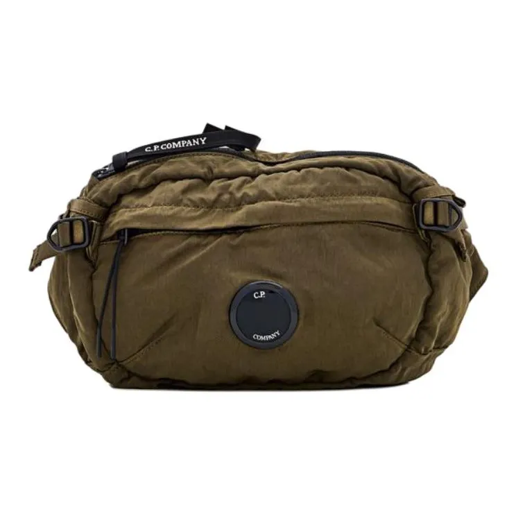 C.P.Company Nylon One Shoulder Crossbody Fanny Pack Men's Green-0