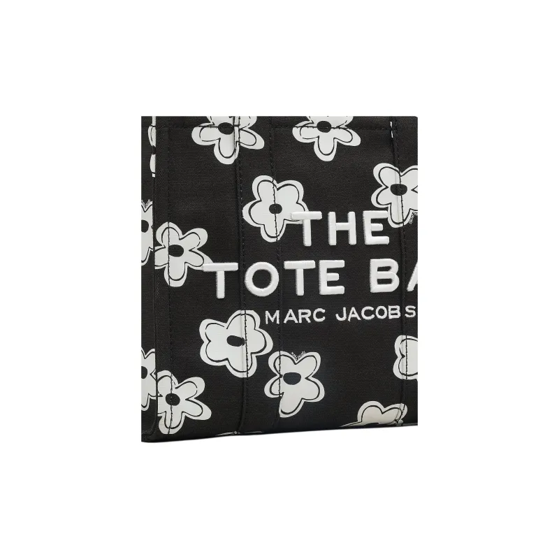 MARC JACOBS The Medium Tote Daisy Black White-5